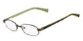 NIKE Eyeglasses 5566 248 Br Tort Grn 47MM