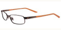 NIKE Eyeglasses 6043 205 Shiny Dark Br 50MM
