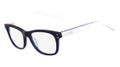 NIKE Eyeglasses 7203 437 Dark Blue Wht 52MM