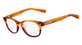 NIKE Eyeglasses 7204 220 Blonde Horn Red 49MM