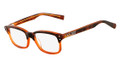 NIKE Eyeglasses 7215 230 Tort Orange 52MM