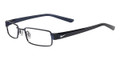 NIKE Eyeglasses 8061 401 Shiny Light Blue 50MM