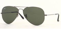 Ray Ban RB3025 Sunglasses 004 Gunmtl CRYSTAL Grn