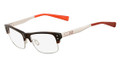NIKE Eyeglasses 8221 250 Tort Metallic Pewter 52MM
