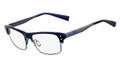 NIKE Eyeglasses 8221 425 Blue Horn Dark Grey 52MM