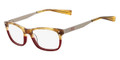 NIKE Eyeglasses 7209 240 Blonde Horn Red 51MM