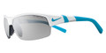 NIKE Sunglasses SHOW-X2 EV0620 144 Shiny Wht Turq 69MM