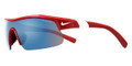 NIKE Sunglasses SHOW X1 EV0674 610 Varsity Red Wht Grey 69MM