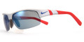 NIKE Sunglasses SHOW X2 EV0675 060 Matte Platinum University Red 59MM
