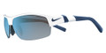 NIKE Sunglasses SHOW X2 EV0675 120 Wht Matte Obsidian Grey Blue 59MM