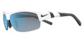 NIKE Sunglasses SHOW X2 EV0675 150 Wht Forest Grn Grey Blue 59MM