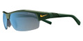 NIKE Sunglasses SHOW X2 EV0675 300 Forest Grn Wht Grey Blue 59MM