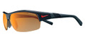 NIKE Sunglasses SHOW X2 EV0675 410 Matte Obsidian Varsity Red Grey 59MM