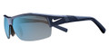 NIKE Sunglasses SHOW X2 EV0675 420 Matte Obsidian Wht Grey Blue 59MM