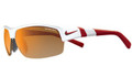 NIKE Sunglasses SHOW X2 EV0675 600 Team Red Wht Grey Orange 59MM
