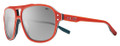 NIKE Sunglasses EV0722 893 Tm Orange Atomic Gray Slv L 57MM