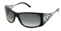Yves Saint Laurent 6108/S Sunglasses 0ANSLF Shiny Blk (6515)
