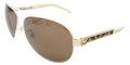 Roberto Cavalli PREHNITE 499S Sunglasses 33J  Wht LEOPARD