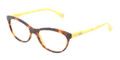 DG Eyeglasses DD 1245 2606 Havana On Yellow 51MM