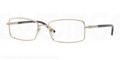 BURBERRY Eyeglasses BE 1239 1169 Burberry Gold 52MM
