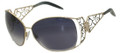 Roberto Cavalli TARGELIE 372S Sunglasses G17  LIGHT GOLD Blk