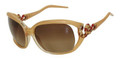 Roberto Cavalli TESPI 380S Sunglasses K63A  AMBER RED