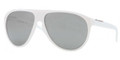 BURBERRY Sunglasses BE 4142 33946G Top Transp Wht 59MM