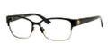 GUCCI Eyeglasses 4238 0WRU Shiny Blk Gold 53MM
