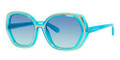 KATE SPADE Sunglasses DAFINA/S 0X65 Aqua Gingham 57MM
