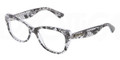 Dolce & Gabbana Eyeglasses DG 3166 1901 Blk Lace 51MM