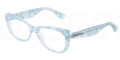 Dolce & Gabbana Eyeglasses DG 3166 2729 Grn Lace 53MM