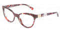 Dolce & Gabbana Eyeglasses DG 3169 2733 Red Marble 51MM