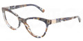 Dolce & Gabbana Eyeglasses DG 3169 2734 Br Blue Marble 53MM