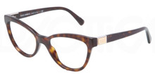 Dolce & Gabbana Eyeglasses DG 3169 502 Havana 53MM - Elite Eyewear Studio