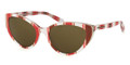 Dolce & Gabbana Sunglasses DG 4202 272273 Stripes Red Br Wht 50MM