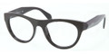 PRADA Eyeglasses PR 02QV 1AB1O1 Blk 50MM