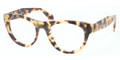 PRADA Eyeglasses PR 02QV 7S01O1 Medium Havana 50MM