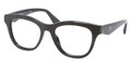 PRADA Eyeglasses PR 04QV 1AB1O1 Blk 49MM