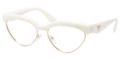 PRADA Eyeglasses PR 05QV 7S31O1 Ivory Pale Gold 54MM