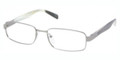 PRADA Eyeglasses PR 50OV 7CQ1O1 Gunmtl Shiny 52MM