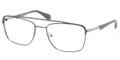 PRADA Eyeglasses PR 58QV 1BO1O1 Matte Blk Gunmtl 53MM
