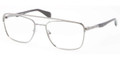 PRADA Eyeglasses PR 58QV 5AV1O1 Gunmtl 53MM