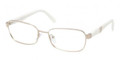 PRADA Eyeglasses PR 62OV EAG1O1 Pale Shiny 53MM