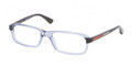 PRADA SPORT Eyeglasses PS 01DV IAZ1O1 Blue Crystal 51MM