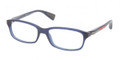 PRADA SPORT Eyeglasses PS 02DV IAW1O1 Matte Blue 52MM