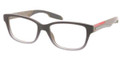 PRADA SPORT Eyeglasses PS 06CV LAN1O1 Gray Grad Wht 52MM
