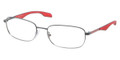 PRADA SPORT Eyeglasses PS 50EV PDH1O1 Asphalt Grad Gunmtl 53MM