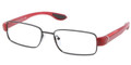 PRADA SPORT Eyeglasses PS 52EV 7AX1O1 Blk 54MM
