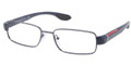 PRADA SPORT Eyeglasses PS 52EV OAA1O1 Blue Demi Shiny 52MM