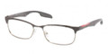 PRADA SPORT Eyeglasses PS 54DV MA71O1 Grey On Military 53MM